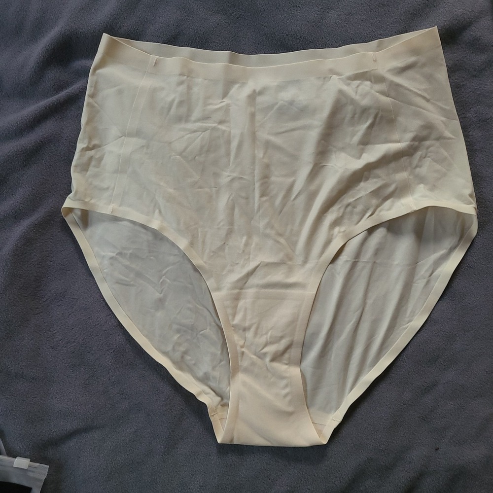 Truekind Seamless Stretch Mid-Waist Brief 16-24 Nude Comfort Panties New